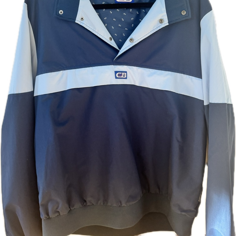 CB Men's Navy and Gray Jacket